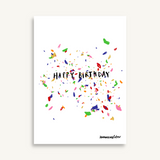 Happy Birthday | Postkarte