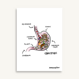 Christmas Anatomy | Postkarte