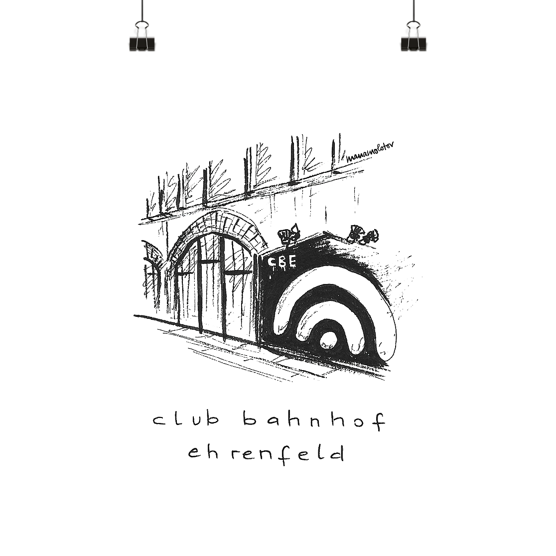 Club Bahnhof Ehrenfeld | Poster