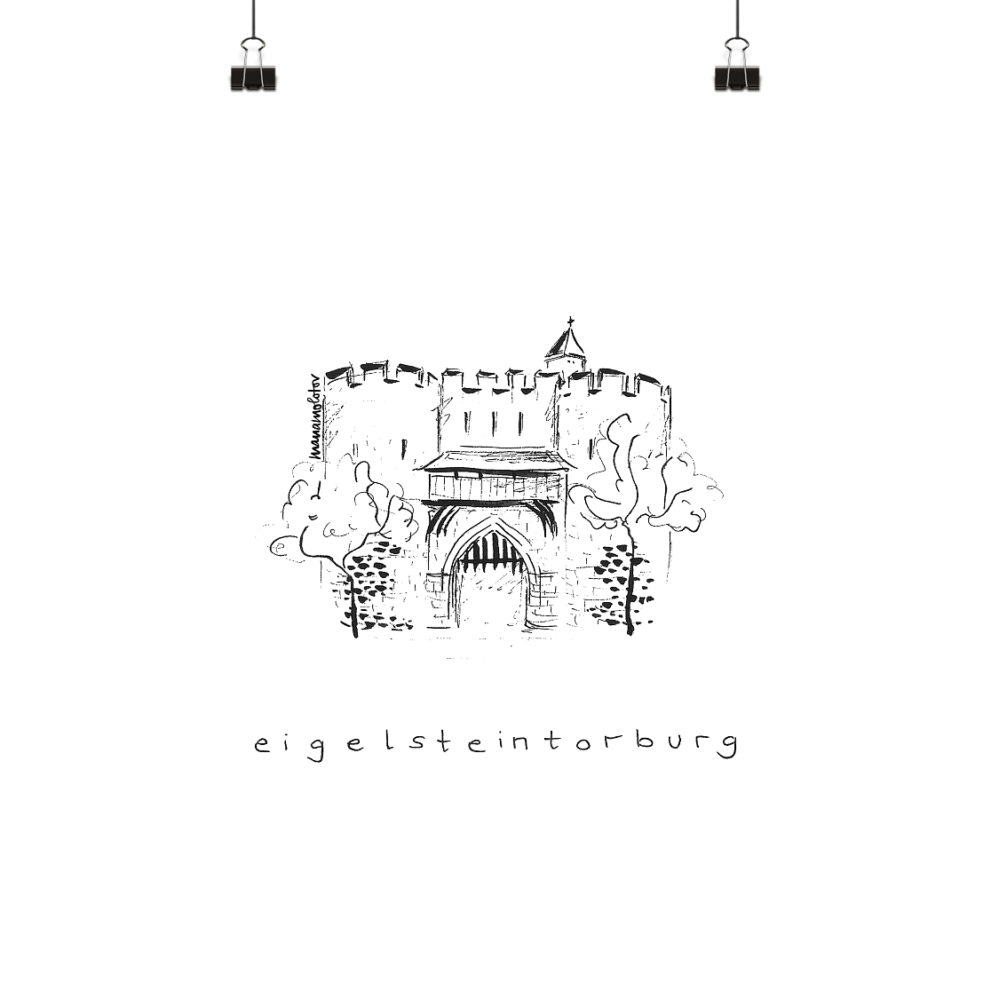 Eigelsteintorburg | Poster