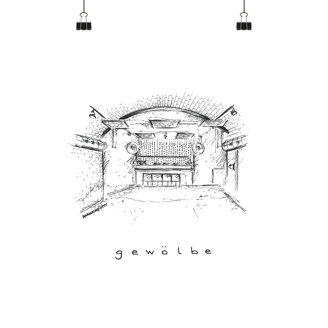 Gewölbe | Poster