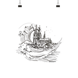 Kölner Dom Huhwasser | Poster